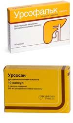 Фото Урсофальк и Урсосан